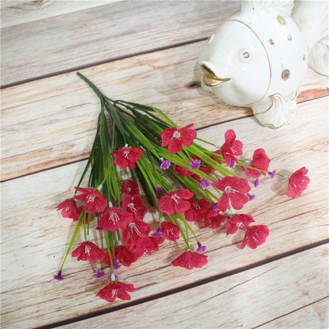 Cành hoa tóc tiên xẻ in 40cm