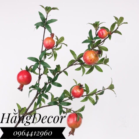 Cành lựu giả HÀNG CAO CẤP - Cành lựu trang trí