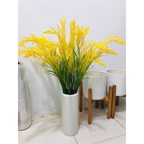 CÀNH LÚA GIẢ CẮM BÌNH TRANG TRÍ HẰNG DECOR 90CM