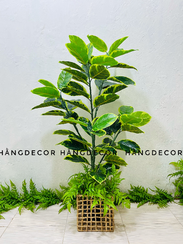 CÂY BÀNG CẨM THẠCH GIẢ TRANG TRÍ  1M4