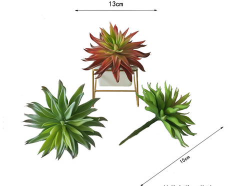 Cành sen đá lá nhọn giả 15cm
