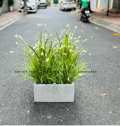 BÚI CỎ HOA LAU GIẢ TRANG TRÍ 70CM