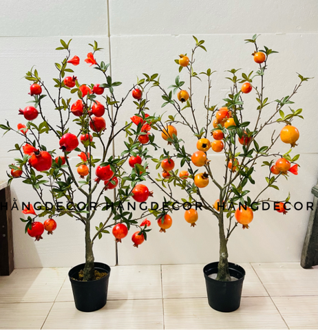 CÂY LỰU GIẢ TRANG TRÍ 85CM