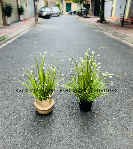 BÚI CỎ HOA LAU GIẢ TRANG TRÍ 70CM