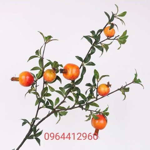Cành lựu giả HÀNG CAO CẤP - Cành lựu trang trí