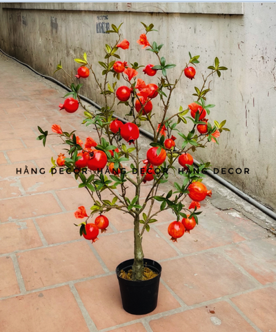 CÂY LỰU GIẢ TRANG TRÍ 85CM