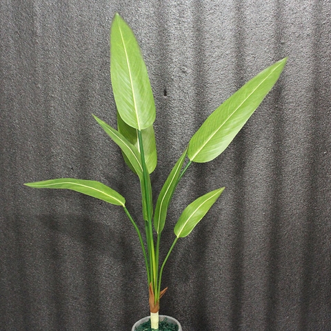 Cành lá chuối giả 7 lá 90cm