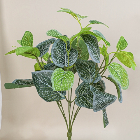 Cành lá 7 nhánh giả nhiều màu 40cm