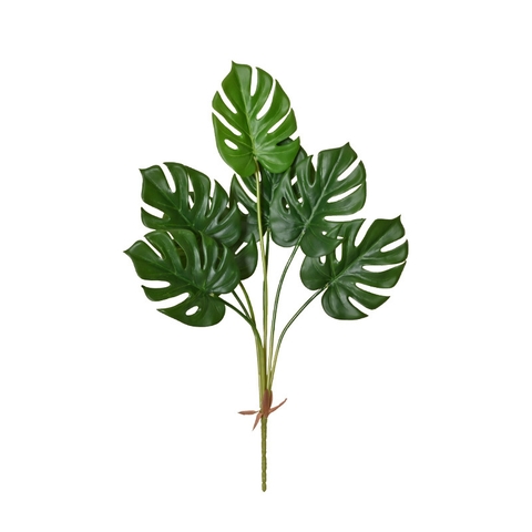 Cành lá cao su 7 nhánh 80cm