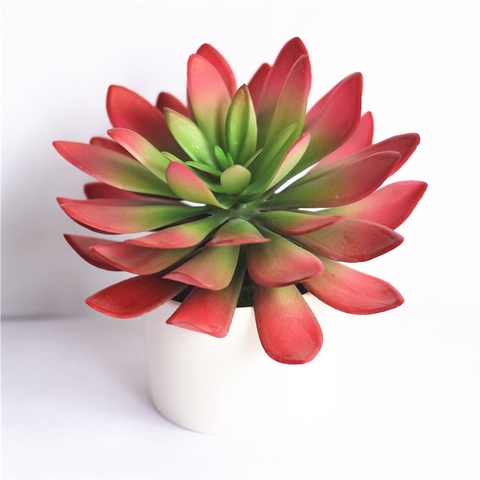 Cành hoa đá giả 12cm ( xanh, đỏ, bạc)
