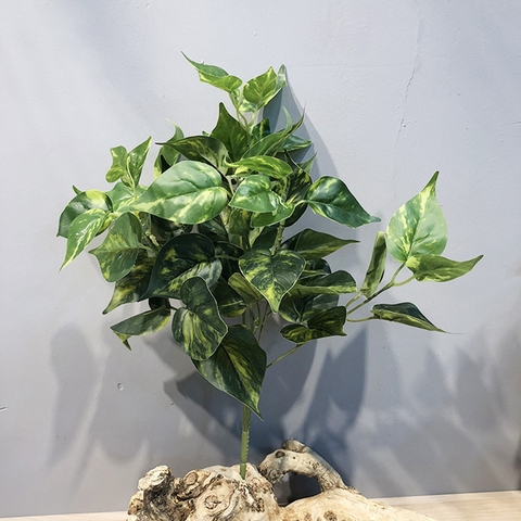Cành lá 7 nhánh giả nhiều màu 40cm