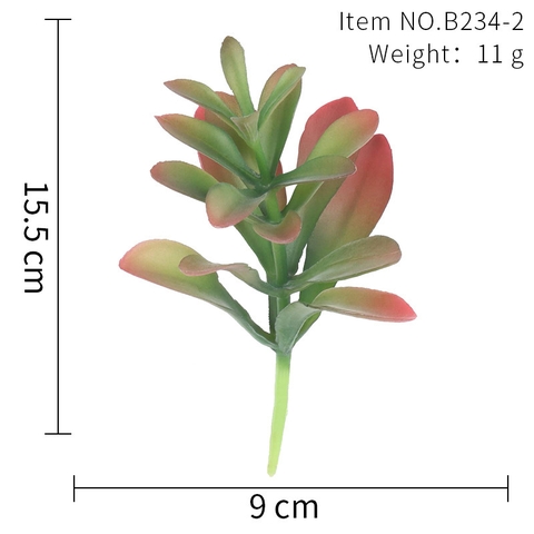 Cành sen đá mầm giả cao 15cm
