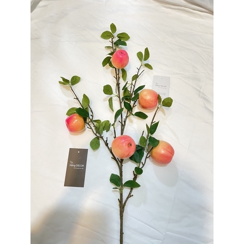 CÀNH QUẢ TÁO GIẢ TRANG TRÍ HẰNG DECOR 80CM
