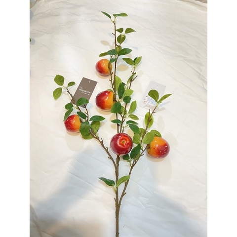 CÀNH QUẢ TÁO GIẢ TRANG TRÍ HẰNG DECOR 80CM