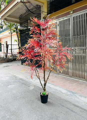 CÂY NAM THIÊN TRÚC GIẢ TRANG TRÍ 2M2