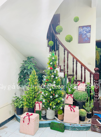 CÂY TÙNG THƠM GIẢ TRANG TRÍ HẰNG DECOR (1M2-1M6)