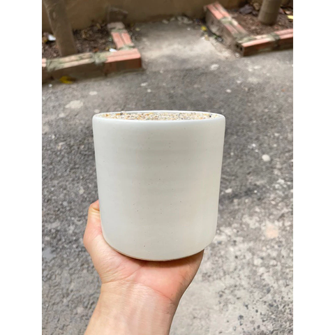 Chậu gốm Sứ Trồng Cây Cảnh Để Bàn Đường Kính 11cm