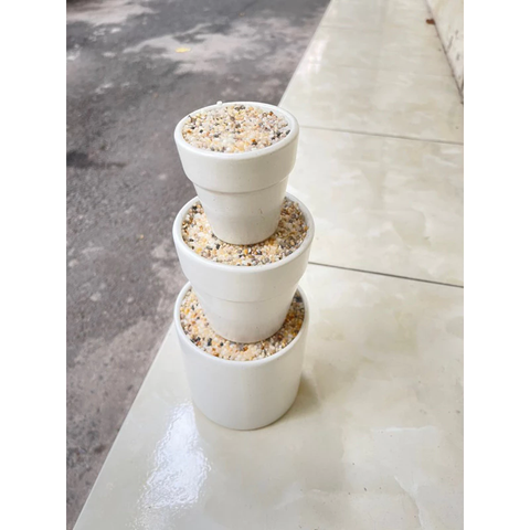 Chậu gốm Sứ Trồng Cây Cảnh Để Bàn Đường Kính 11cm