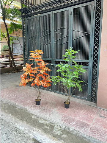 CÂY GỖ SƠN MÀI GIẢ HẰNG DECOR 1M5