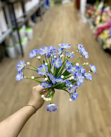 Cành hoa tóc tiên xẻ in 40cm