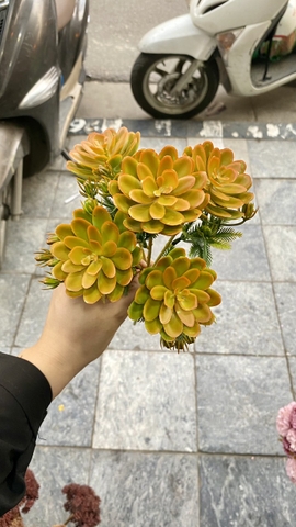 Cành hoa đá 5 bông (40cm)