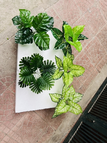 CÂY GIẢ 9 LÁ 30CM