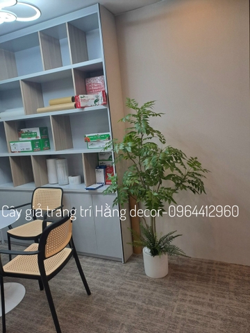 CÂY GỖ SƠN MÀI GIẢ TRANG TRÍ HẰNG DECOR 1M6