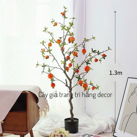 Cây Lựu giả trang trí 1m3,1m6