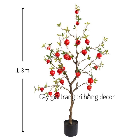 Cây Lựu giả trang trí 1m3,1m6