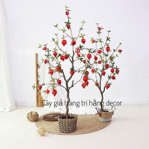 Cây Lựu giả trang trí 1m3,1m6