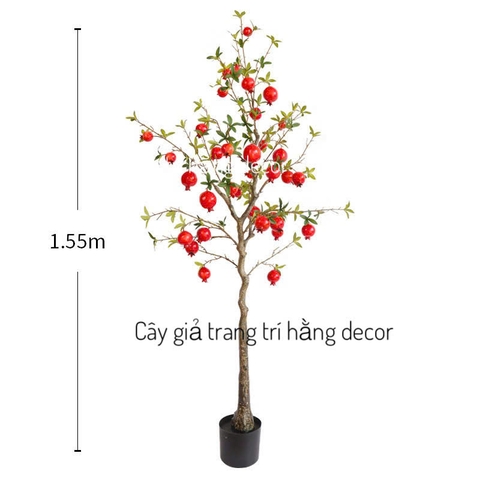 Cây Lựu giả trang trí 1m3,1m6