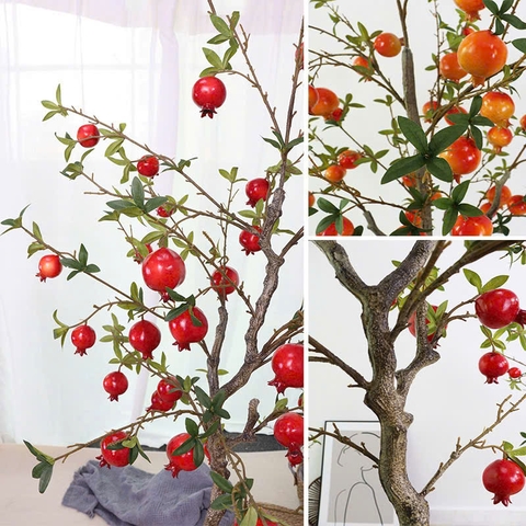 Cây Lựu giả trang trí 1m3,1m6