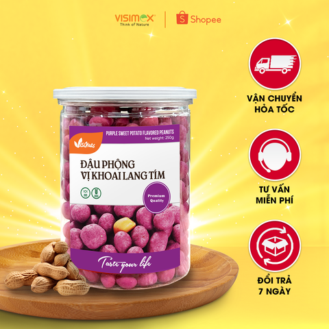 ĐẬU PHỘNG KHOAI LANG TÍM
