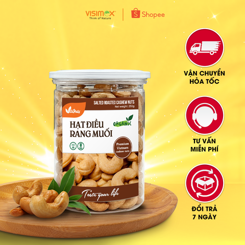 HẠT ĐIỀU RANG MUỐI KHÔNG VỎ