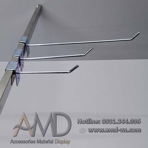 Móc đơn treo phụ kiện cài thanh ngang AMD-H28/D1- MOCU