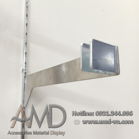 Tay đỡ giá kệ U cài thanh ray gắn tường AMD-M111
