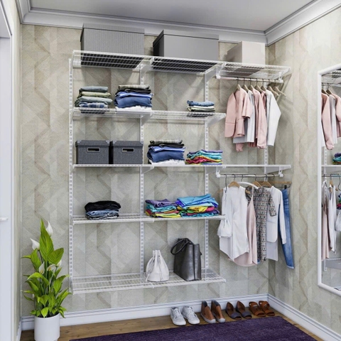 Kệ thanh ray Amd mặt kệ lưới ngang 1.95m x 2.4m