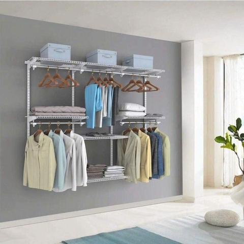 Kệ thanh ray Amd mặt kệ lưới ngang 1.95m x 2.4m