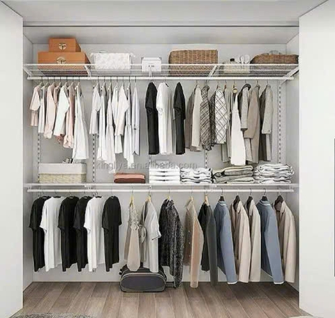 Kệ thanh ray mặt lưới Amd ngang 2.4m x cao 1.5m