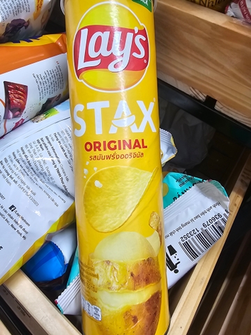 Bim bim Lay's STAX vị tự nhiên - Hộp 150g