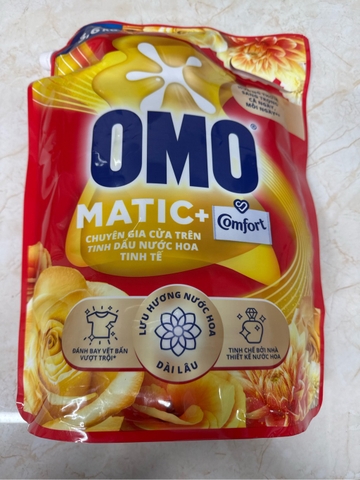 OMO Nước Giặt MG Cửa Trên Tinh Dầu N.Hoa Tinh Tế - Túi 3.6kg