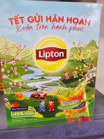 Trà chanh mật ong Lipton - hộp 192g