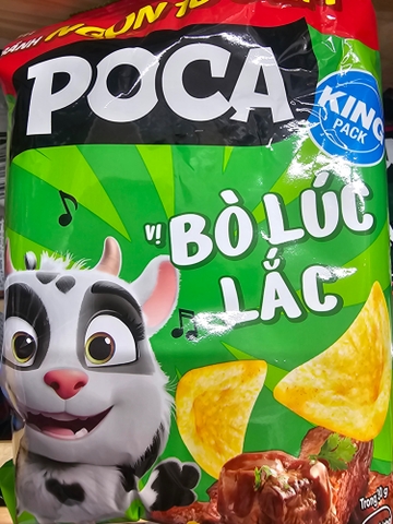 Bim bim Poca vị bò lúc lắc - Gói 60g