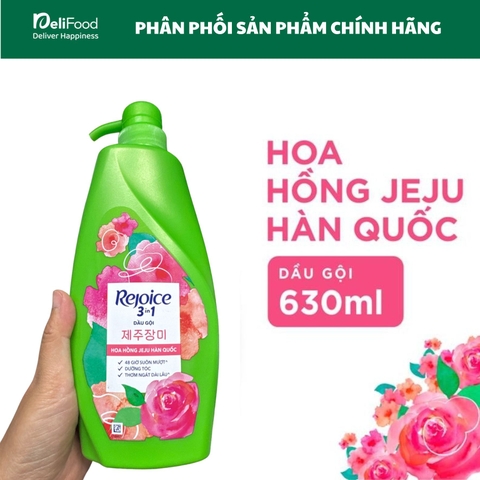 Rejoice Dầu gội Hoa Hồng Jeju Hàn Quốc - Chai 630ml