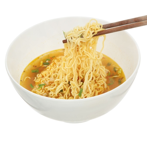 Lốc 5 gói Mì khoai tây Omachi hải sản chua cay - Túi 400g (5*80g)
