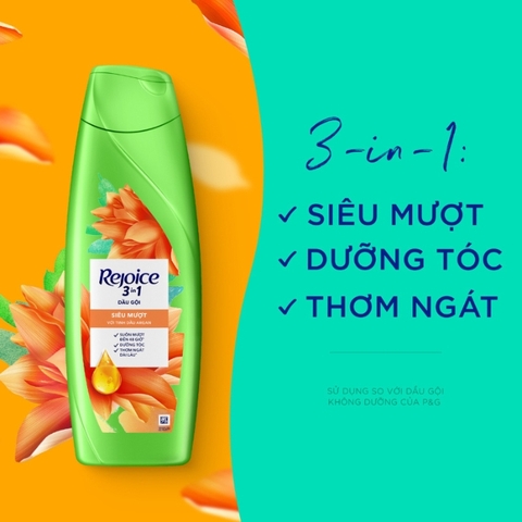 Rejoice Dầu gội Siêu Mượt - chai 320ml