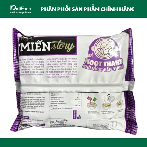 Chinsu Miến Story Miến Gà lá chanh - Gói 62g
