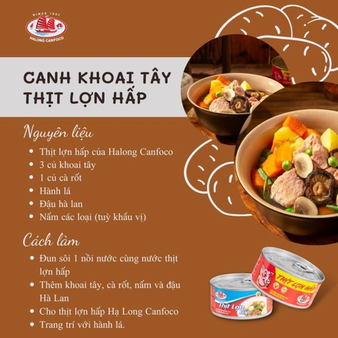 Thịt lợn hấp Hạ Long - hộp 175g