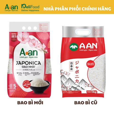 Gạo Nhật Japonica AAN chính hãng - Túi 5kg