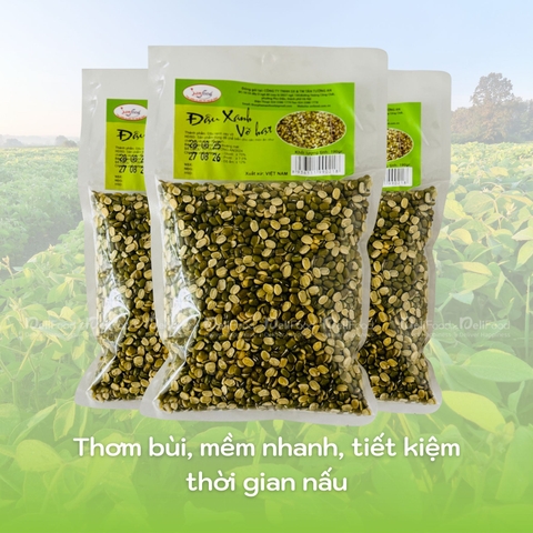 Đậu xanh xay vỡ đôi SAN Food - Túi 190g